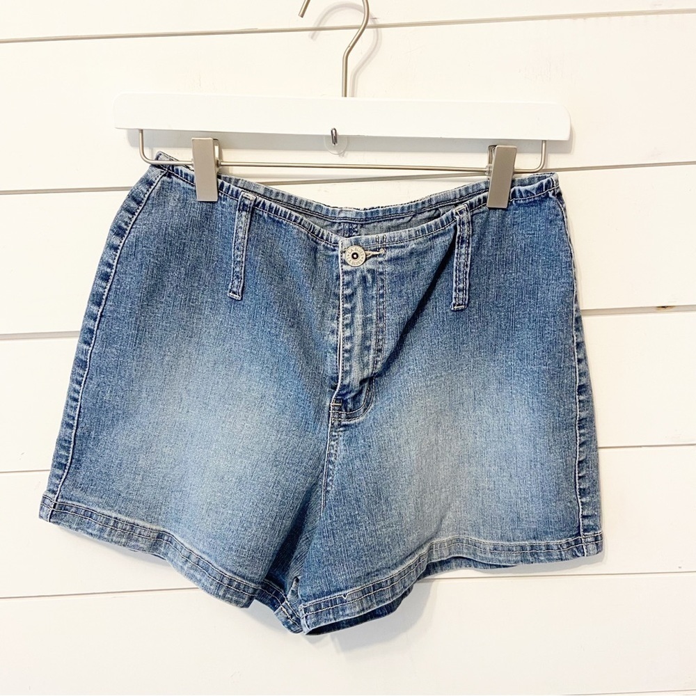 L A Blues | Vintage Y2K Stretch Jean Shorts Size 8